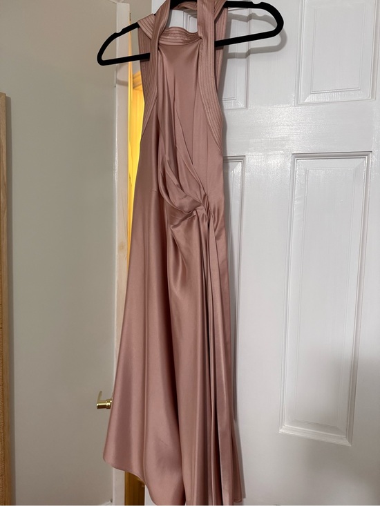 Reiss Dresses & Skirts - Reiss Satin Mauve Halter Midi Dress